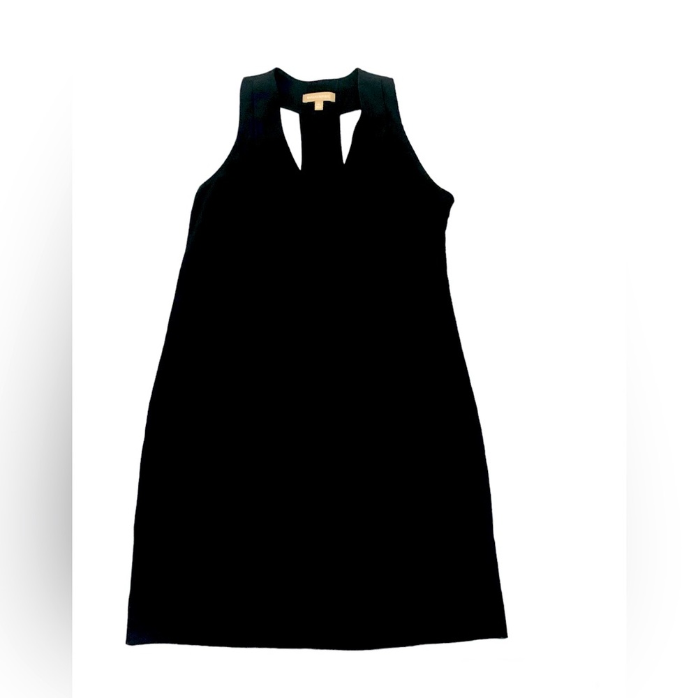 Banana Republic racerback v-neck sheath dress